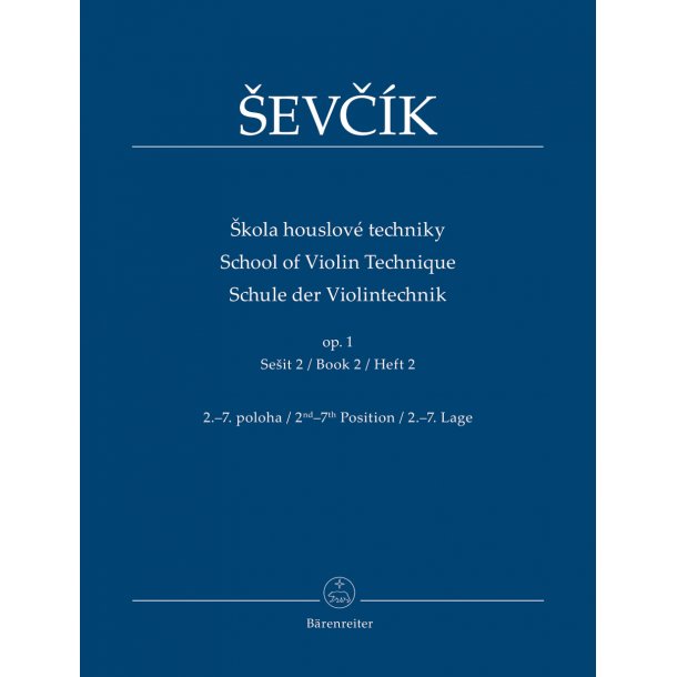 School of Violin Technique - &#138;evc&iacute;k, Otakar
