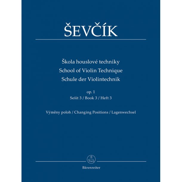 School of Violin Technique - &#138;evc&iacute;k, Otakar
