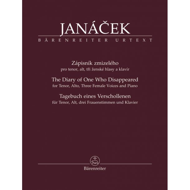 Z&szlig;pisn&Yacute;k zmizel&eacute;ho (The Diary of One Who Disappeared / Tagebuch eines Verschollenen) - Jan&aacute;cek, Leos