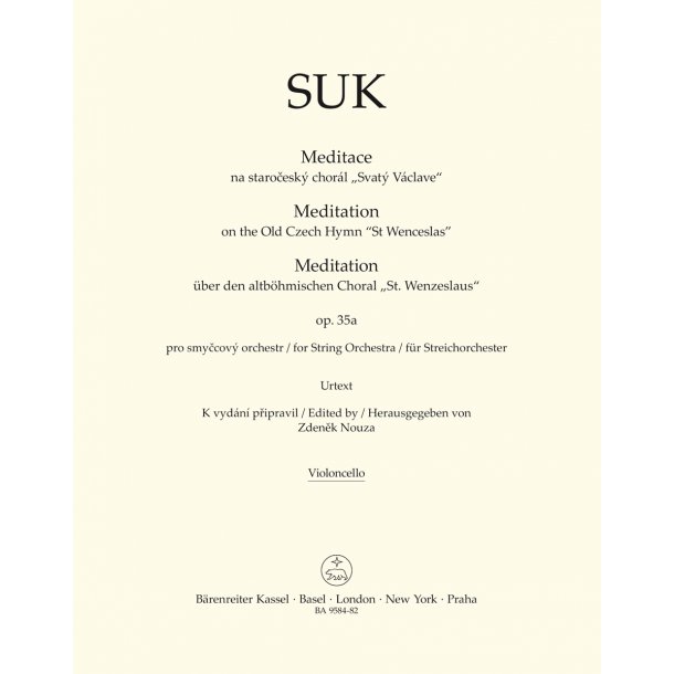 Meditation on the Old Czech Hymn "St Wenceslas" - Suk, Josef