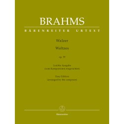 Waltzes - Brahms, Johannes