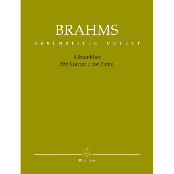 Albumblatt - Brahms, Johannes