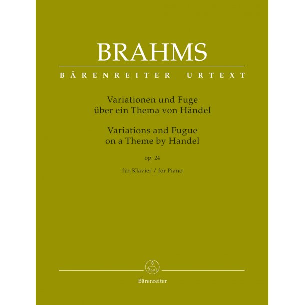 Variations and Fugue on a Theme by Handel - Brahms, Johannes