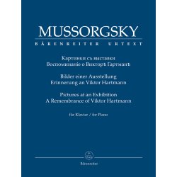 Pictures at an Exhibition. A Remembrance of Viktor Hartmann - Mussorgsky, Modest