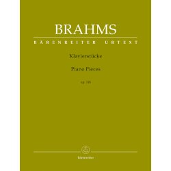 Piano Pieces - Brahms, Johannes