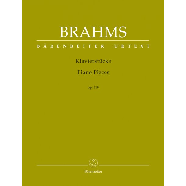 Piano Pieces - Brahms, Johannes