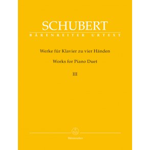 Works for Piano Duet (vier Hands-One Piano), Volume 3 - Schubert, Franz