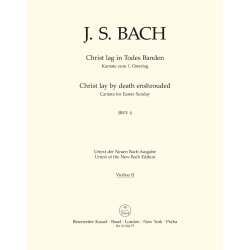 Christ lay by death enshrouded - Bach, Johann Sebastian