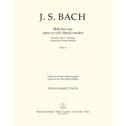 Bleib bei uns, denn es will Abend werden - Bach, Johann Sebastian