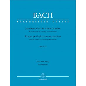 Praise ye God thruout creation - Bach, Johann Sebastian