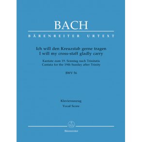 I will my cross-staff gladly carry - Bach, Johann Sebastian