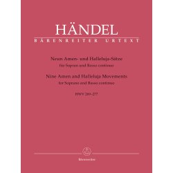 Nine Amen and Halleluja Movements - H&auml;ndel, Georg Friedrich