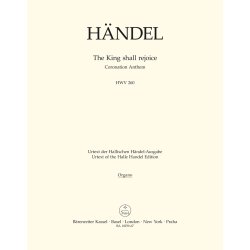 The King shall rejoice - H&auml;ndel, Georg Friedrich