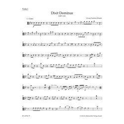 Dixit Dominus - H&auml;ndel, Georg Friedrich