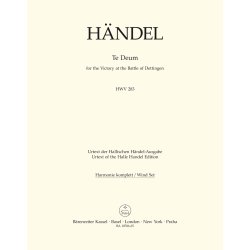 Te Deum for the Victory at the Battle of Dettingen - H&auml;ndel, Georg Friedrich
