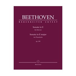 Sonata for Pianoforte in E major op. 109