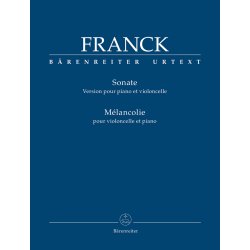 Sonata / M&eacute;lancolie - Franck, C&eacute;sar