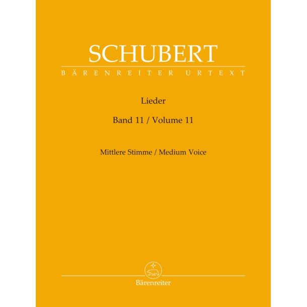 Lieder - Band 11 - Mittlere Stimme