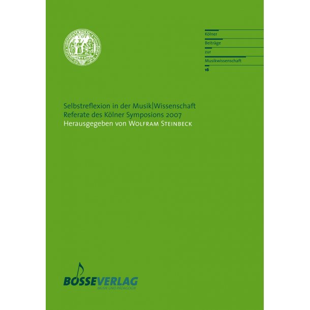 Selbstreflexion in der Musik/Wissenschaft - 