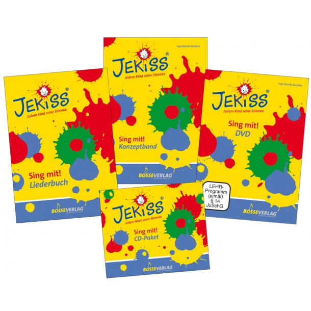 JEKISS. Teacher's bundle (Conception volume, song book, CD bundle and DVD) - Reuther, Inga Mareile