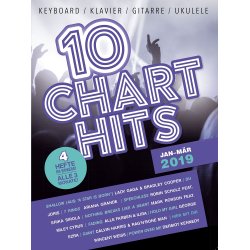 10 Charthits - Jan bis M&auml;r 20194 Hefte in einem alle 3 Monate