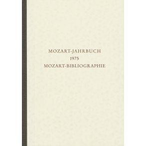 Mozart-Jahrbuch 1975 - 