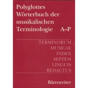 Polyglottes Wörterbuch der musikalischen Terminologie - 