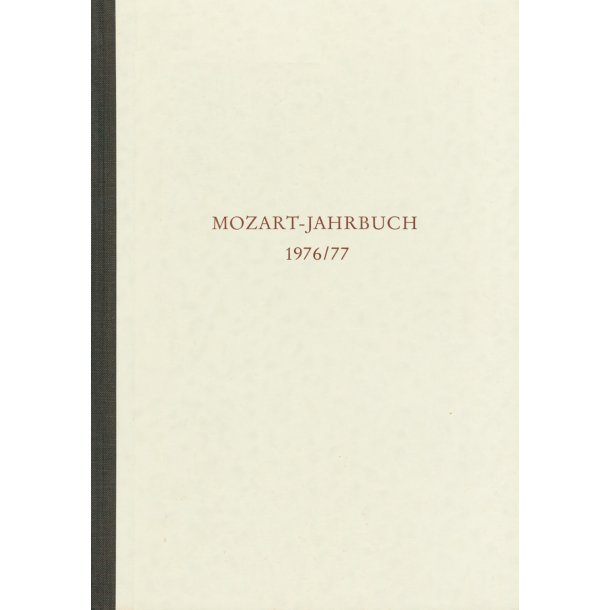 Mozart-Jahrbuch 1976/1977 - 
