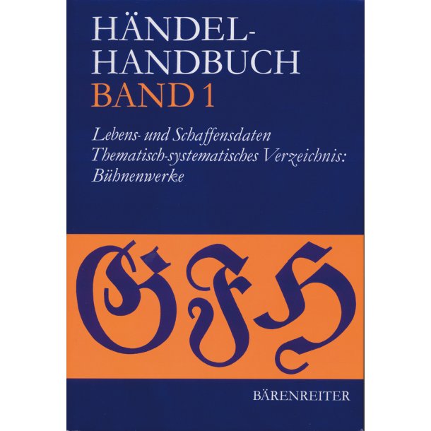 H&auml;ndel-Handbuch Band 1 - 