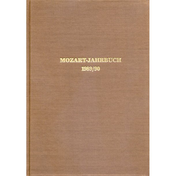 Mozart-Jahrbuch 1989/90 - 