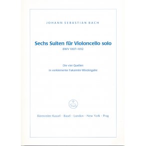 Sechs Suiten für Violoncello solo - Bach, Johann Sebastian