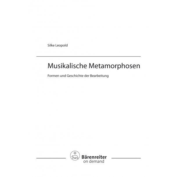 Musikalische Metamorphosen - 
