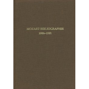 Mozart-Bibliographie. 1986-1991 - 