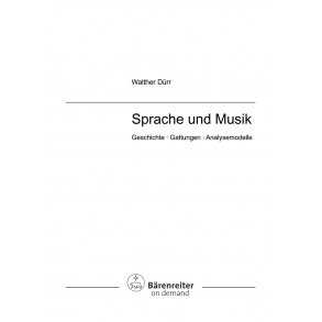 Sprache und Musik - Dürr, Walther