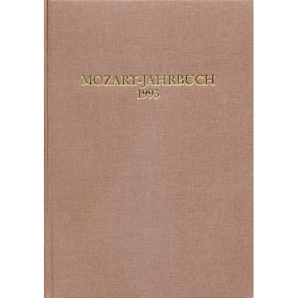 Mozart-Jahrbuch 1993 - 