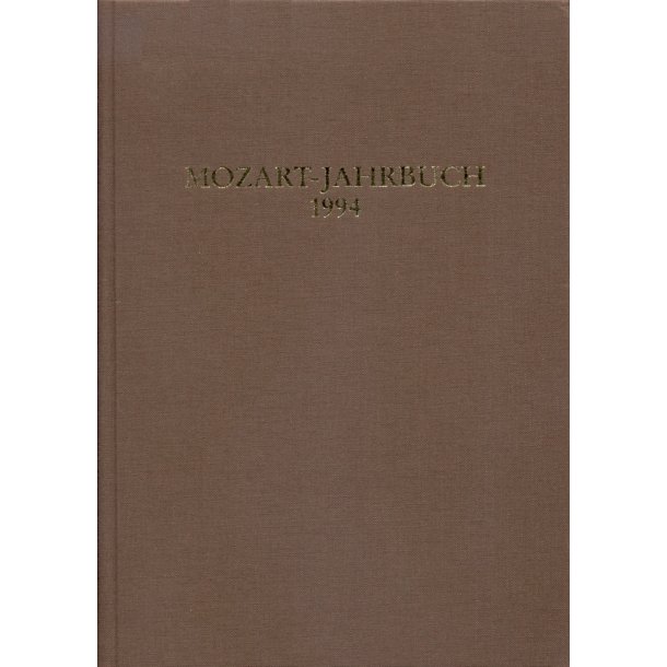 Mozart-Jahrbuch 1994 - 