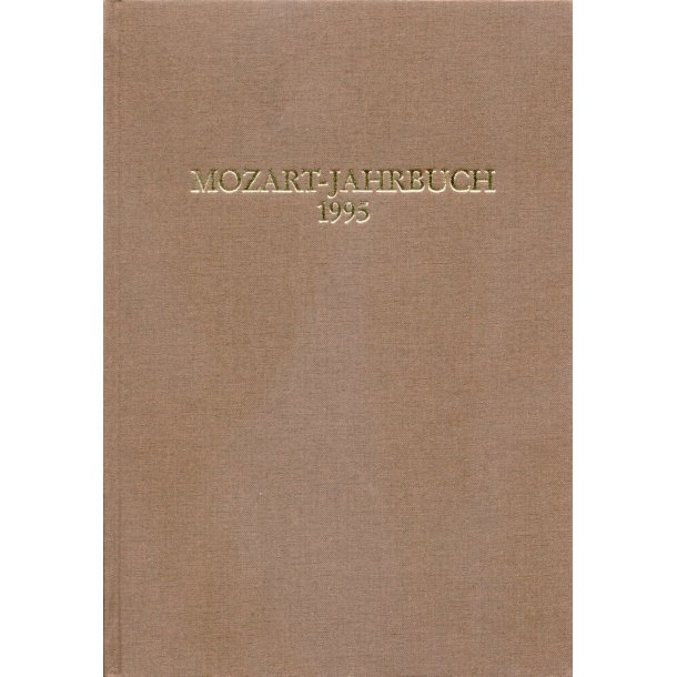 Mozart-Jahrbuch 1995 - 