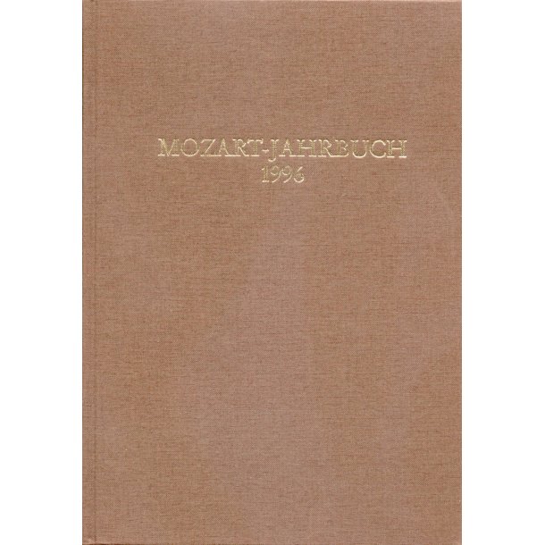 Mozart-Jahrbuch 1996 - 