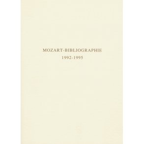 Mozart-Bibliographie. 1992-1995 - 