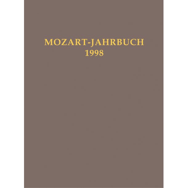Mozart-Jahrbuch 1998 - 