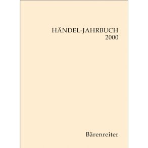 Händel-Jahrbuch 2000, 46. Jahrgang - 