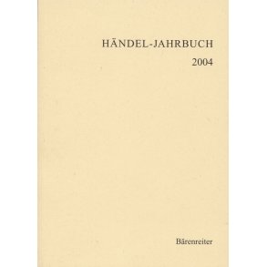 Händel-Jahrbuch 2004, 50. Jahrgang - 