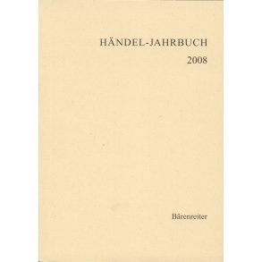 Händel-Jahrbuch 2008, 54. Jahrgang - 