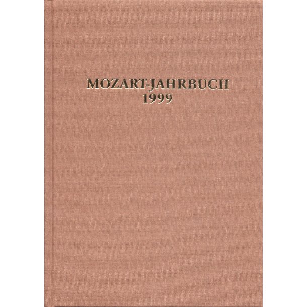 Mozart-Jahrbuch 1999 - 