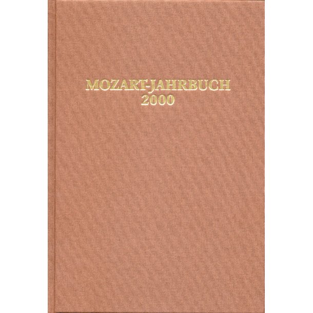 Mozart-Jahrbuch 2000 - 