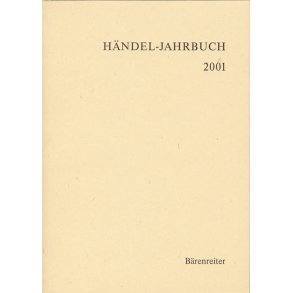 Händel-Jahrbuch 2001, 47. Jahrgang - 