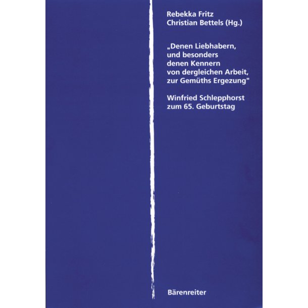 Denen Liebhabern, und besonders denen Kennern von dergleichen Arbeit, zur Gem&uuml;ths Ergezung - 