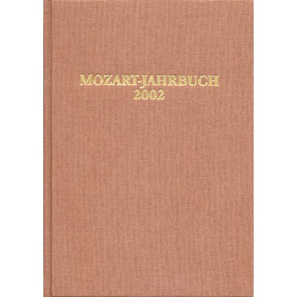 Mozart-Jahrbuch 2002 - 