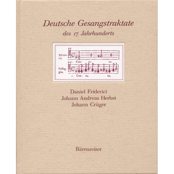 Deutsche Gesangstraktate des 17. Jahrhunderts - 