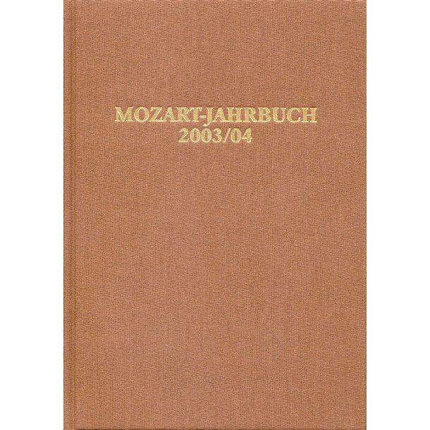 Mozart-Jahrbuch 2003/04 - 